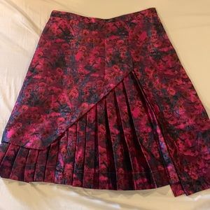 Pink Floral Skirt